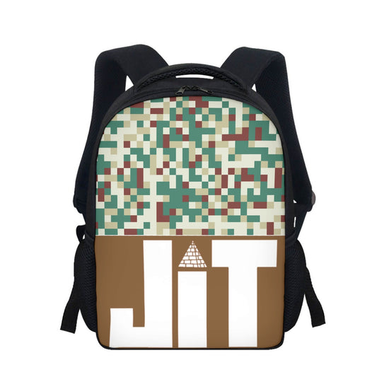 Brown And Tan Camo Student Backpack