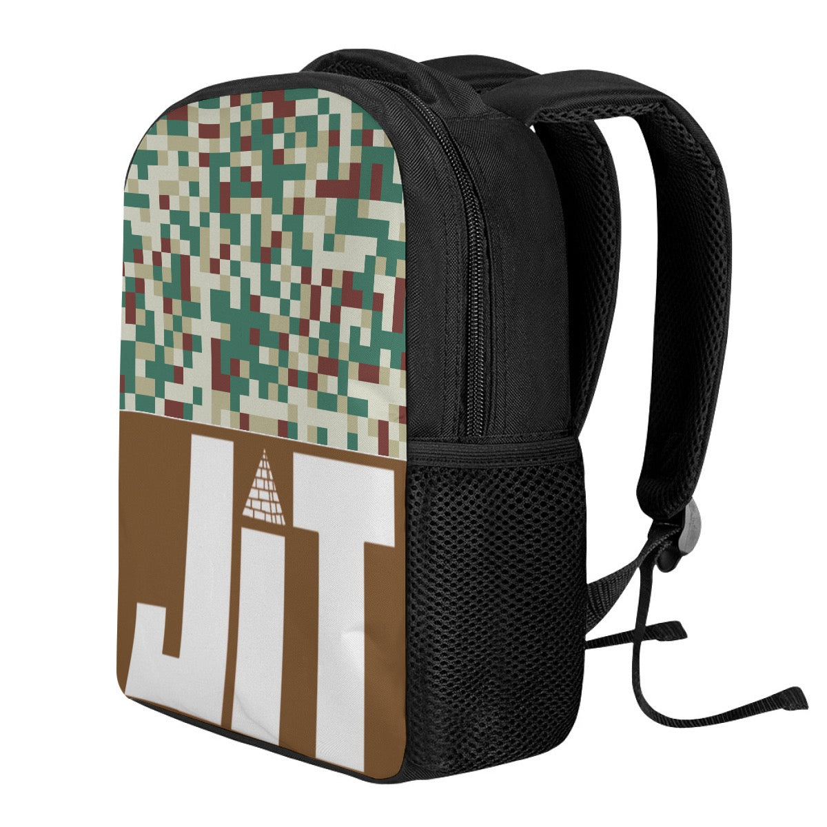 Brown And Tan Camo Student Backpack